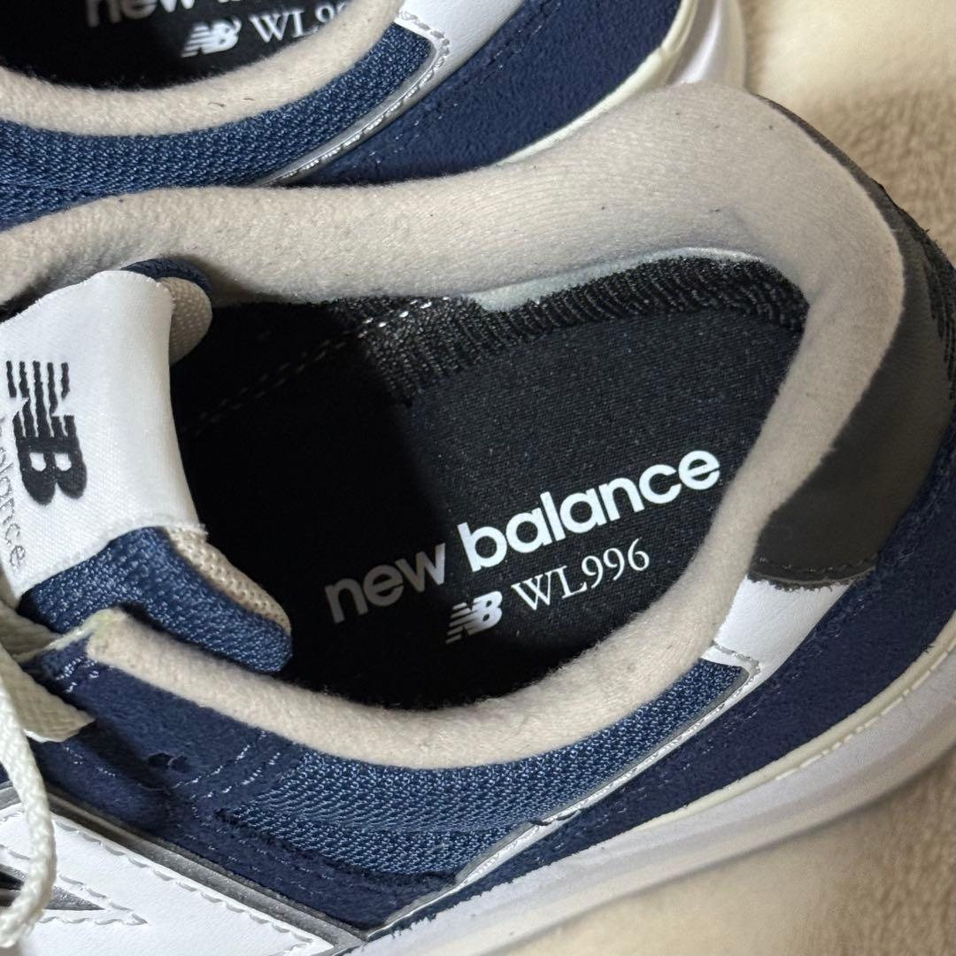新品　ニューバランスWL996 スニーカー　レディース　ネイビー　22.5㎝