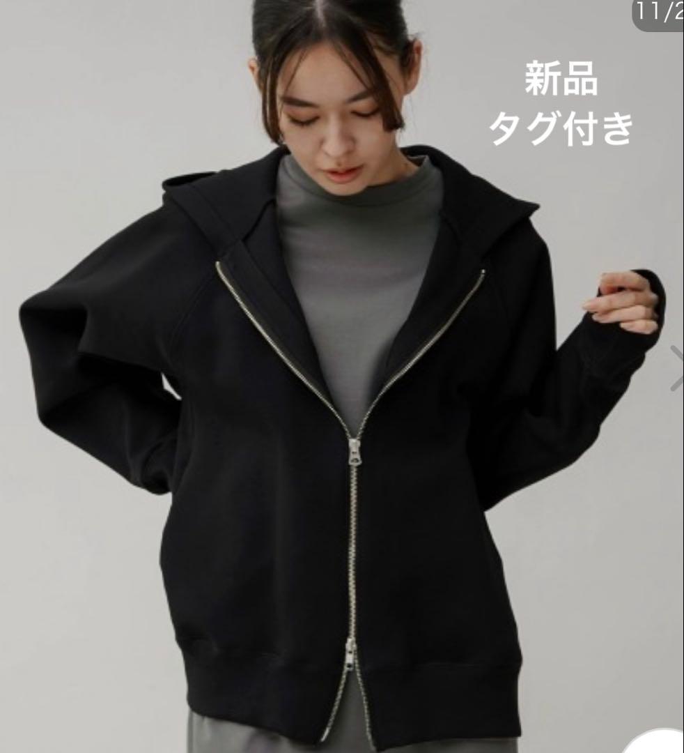 新品　yort 定価¥1万9800円　ダンボールダブルジップパーカー