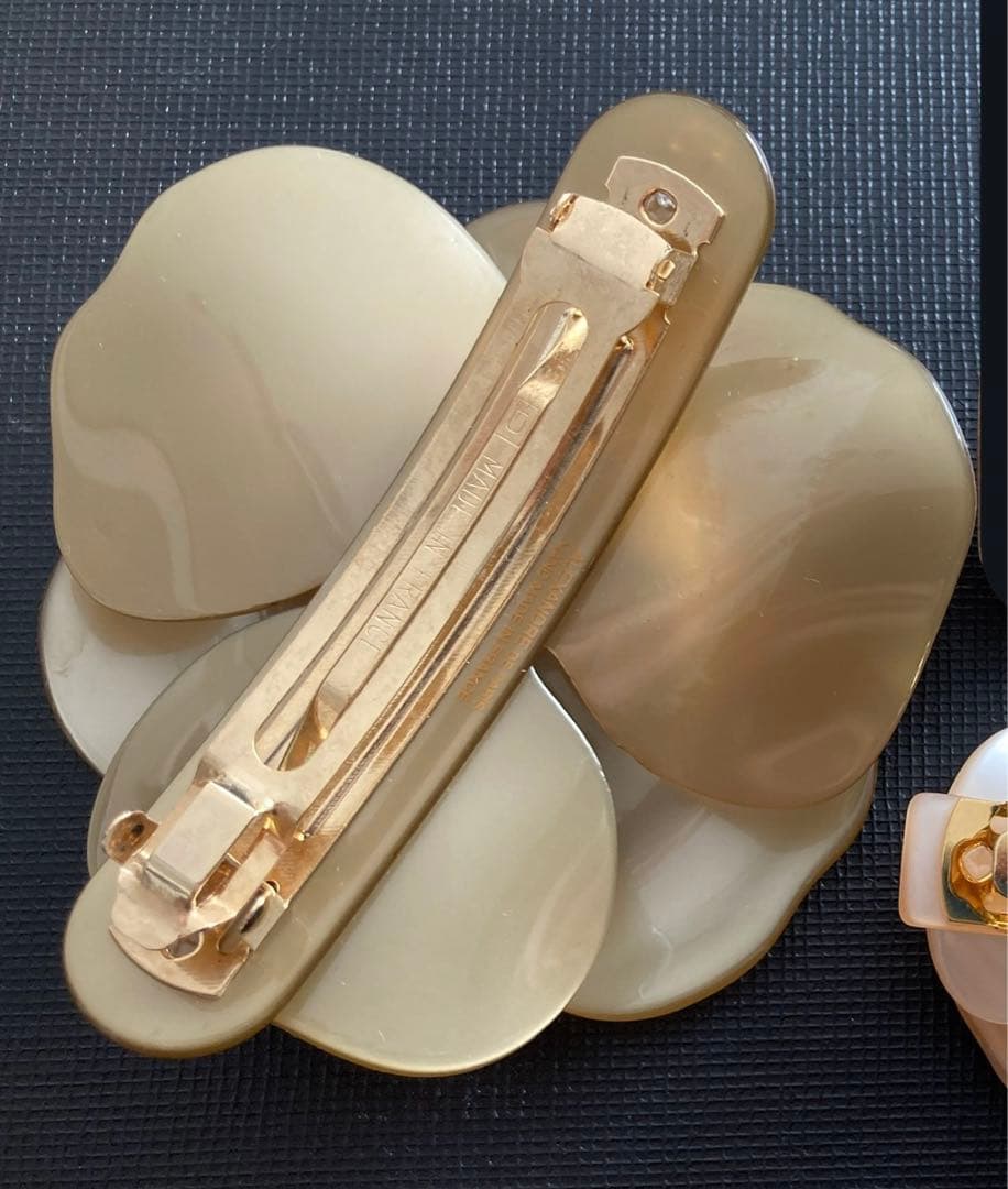 美品2点セット　アレクサンドル　ドゥ　パリ　バレッタ　カメリア　ツインカメリア