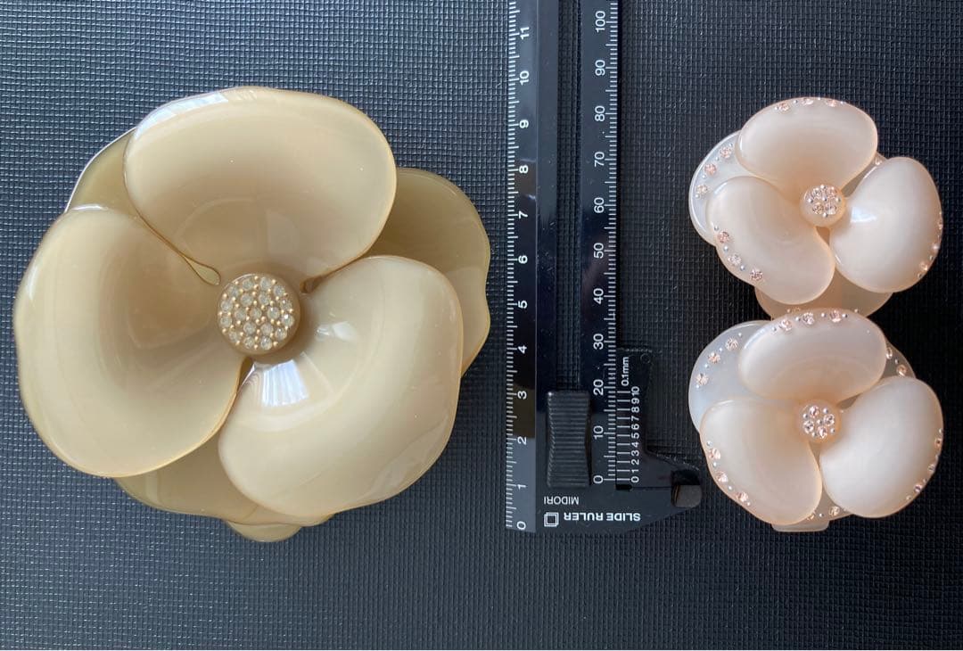 美品2点セット　アレクサンドル　ドゥ　パリ　バレッタ　カメリア　ツインカメリア