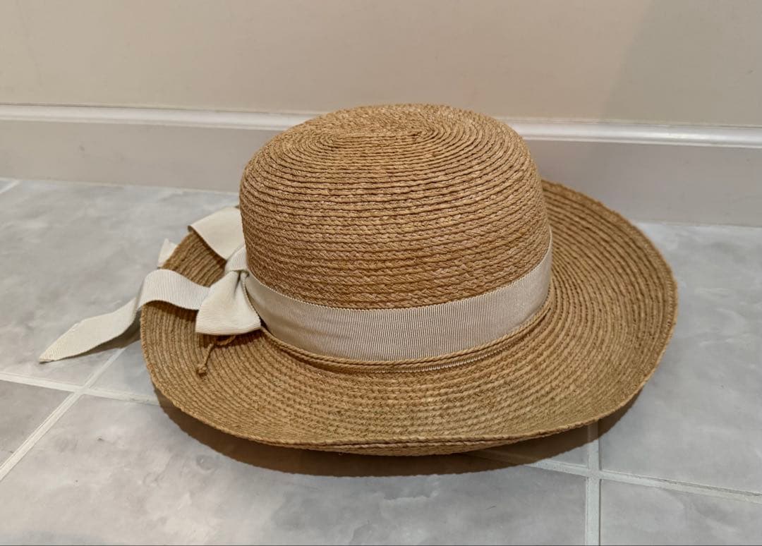 ★ヘレンカミンスキー Newport SB 麦わら帽子 クリーム L★