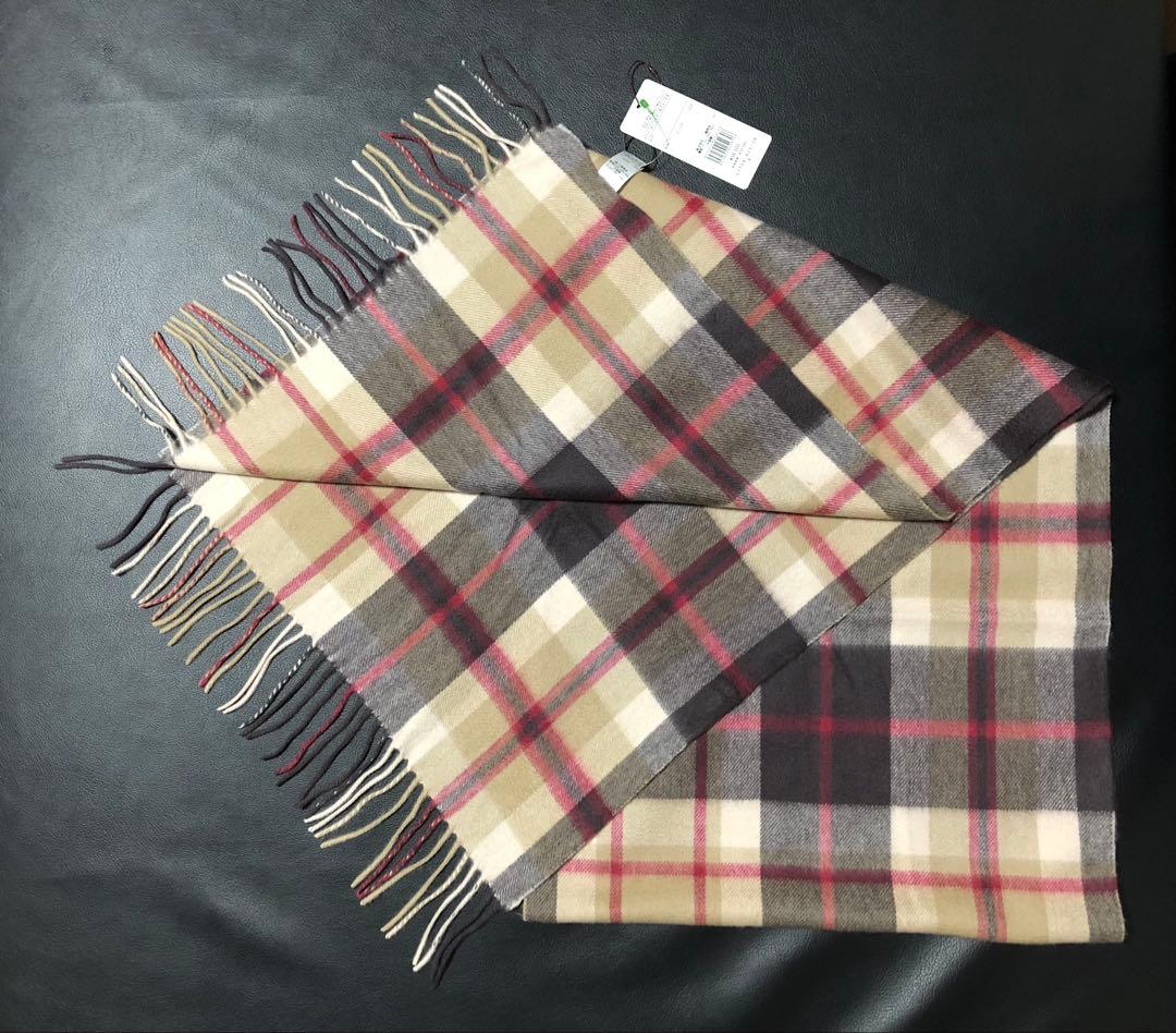 マフラー　 MACKINTOSH カシミア100% ショール　ストール　手袋