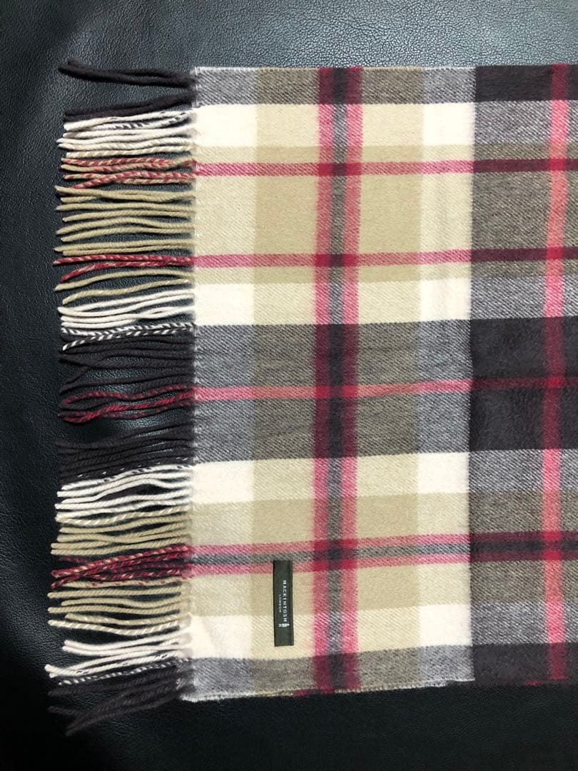 マフラー　 MACKINTOSH カシミア100% ショール　ストール　手袋