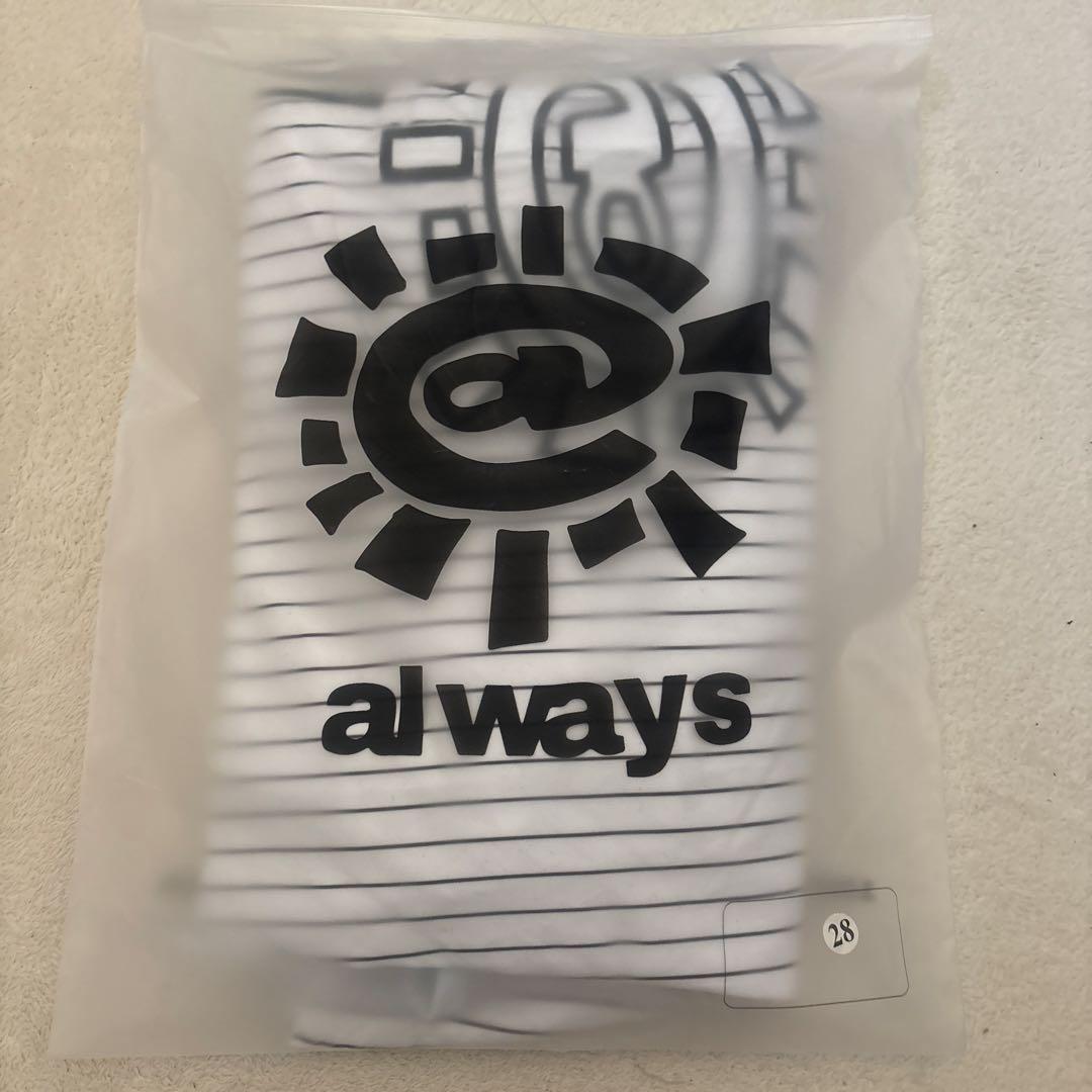 Always ハーフパンツ 東京POPUP 白 ストライプ