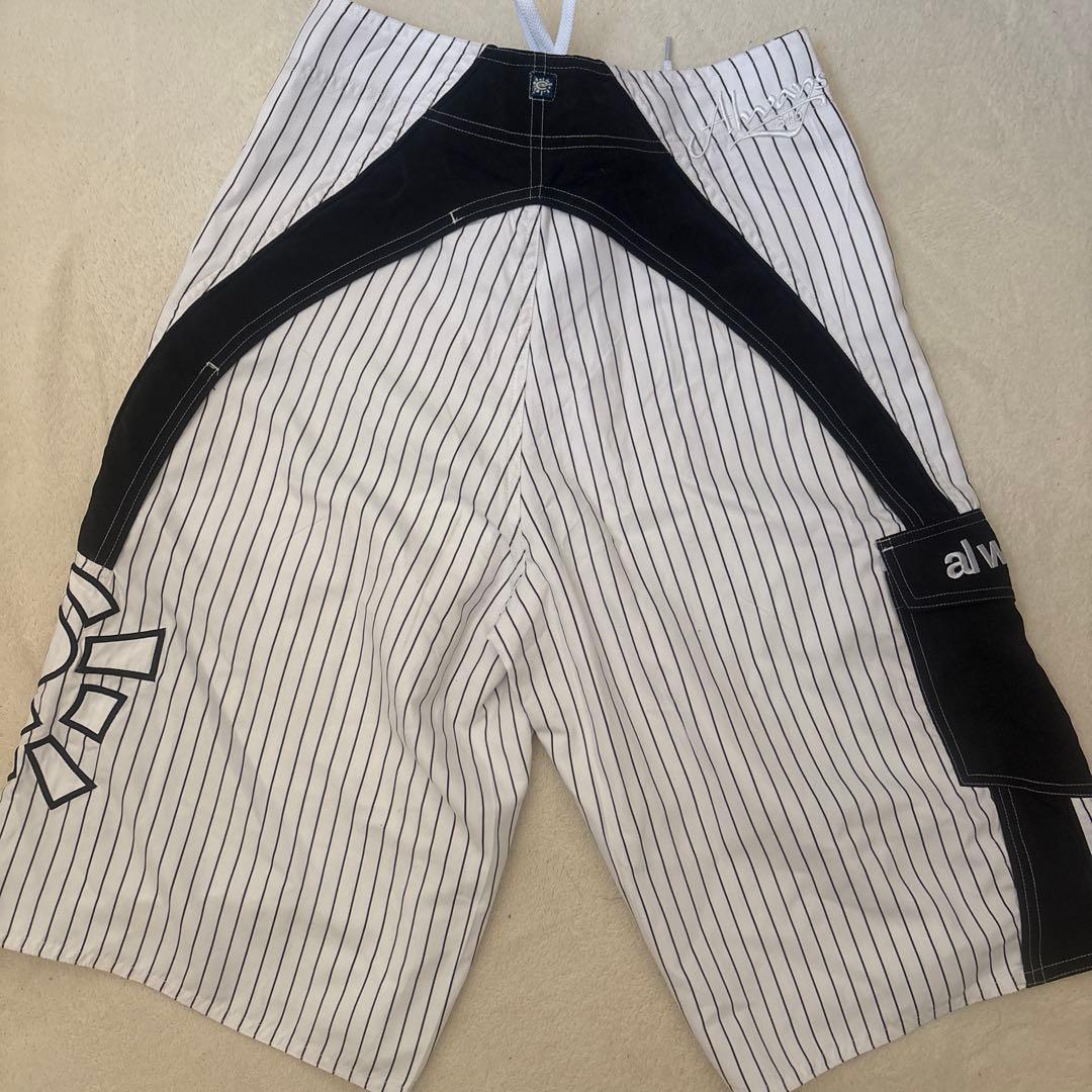Always ハーフパンツ 東京POPUP 白 ストライプ