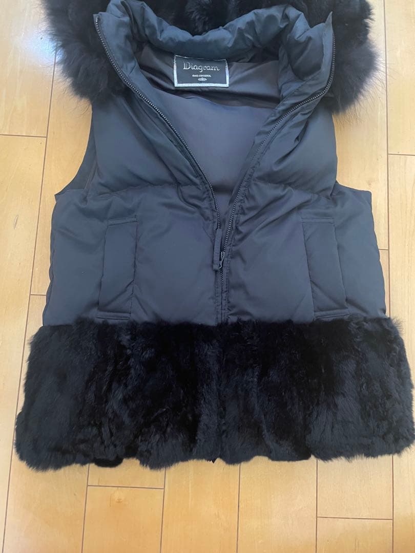 【グレースコンチネンタル】　ファーベスト・ダウンベスト