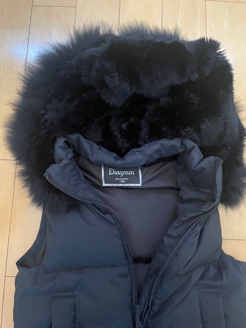 【グレースコンチネンタル】　ファーベスト・ダウンベスト