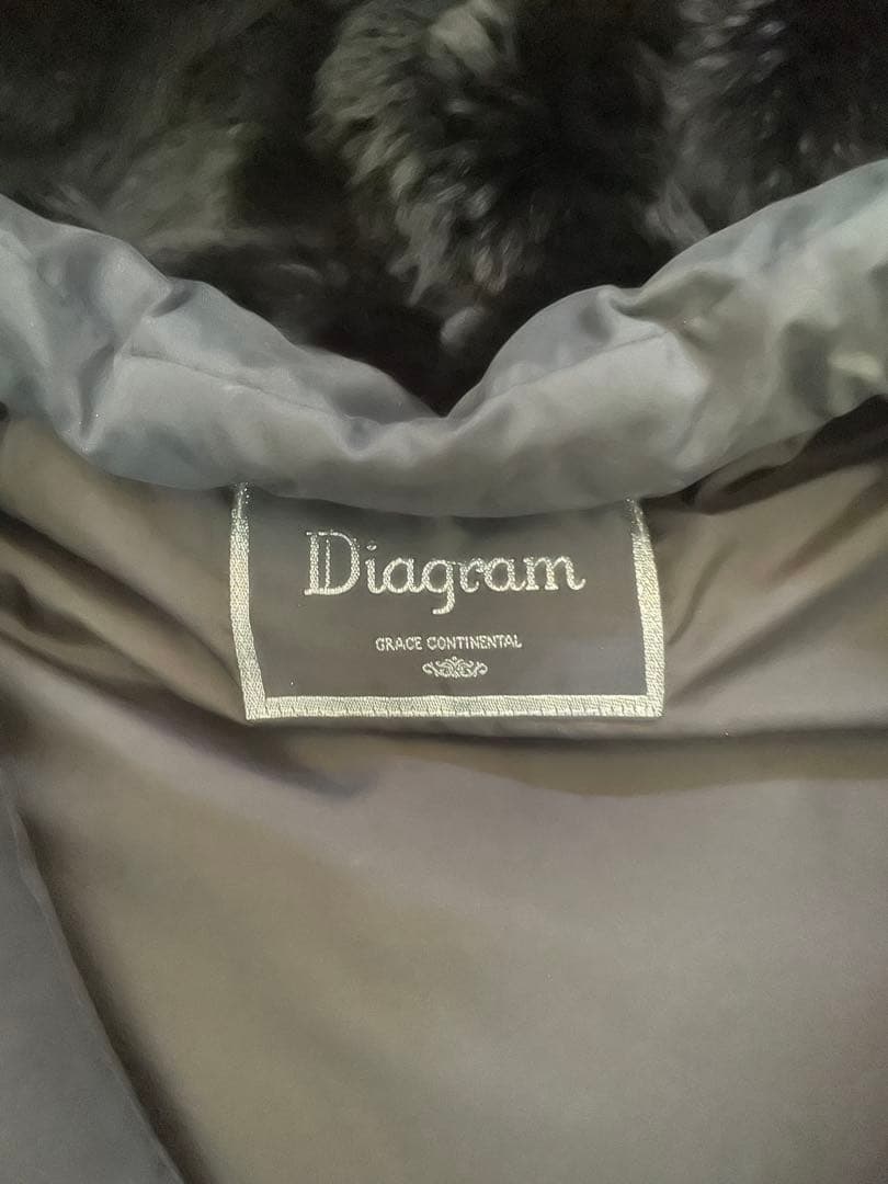 【グレースコンチネンタル】　ファーベスト・ダウンベスト