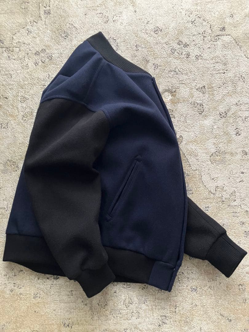 SKOOKUM スクーカム　スタジアムジャケット　ネイビー×ブラック　サイズM