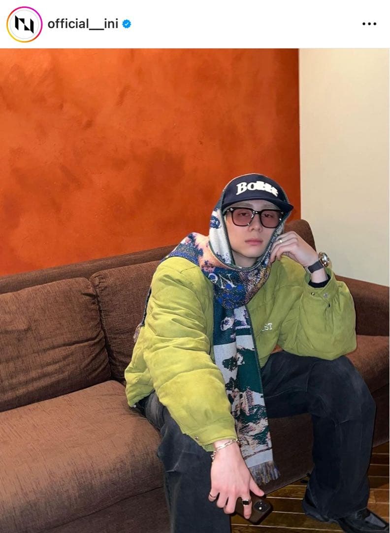 【INI 西洸人 着用】Montmartre New York マフラー