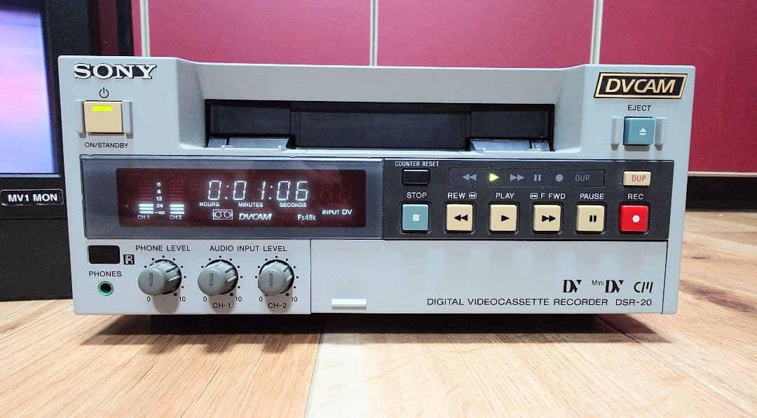 ★【中古/動作品 】★SONY DSR-20 業務用DVCAMレコーダー●現状品