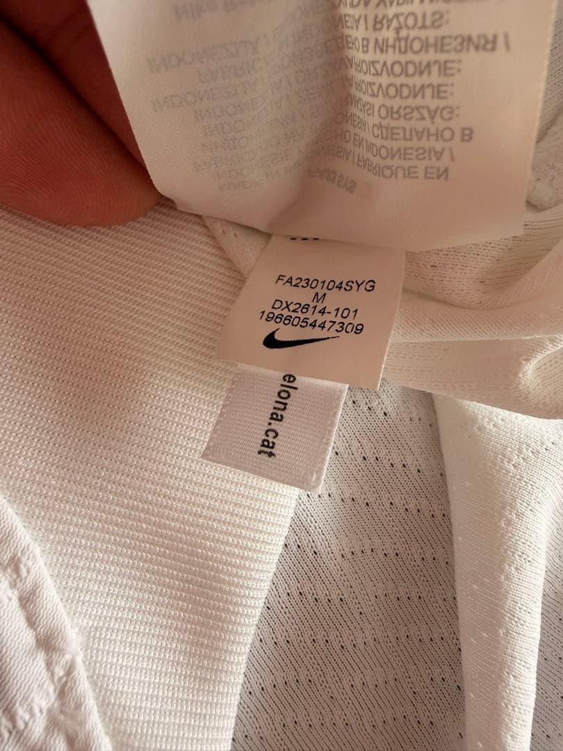 【貴重/正規品】バルセロナ　フレンキーデヨング　アウェイ　ユニフォーム