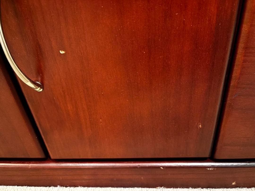 最終お値下げです　2月20日まで！木製キャビネット 全引き出し鍵付きで安心