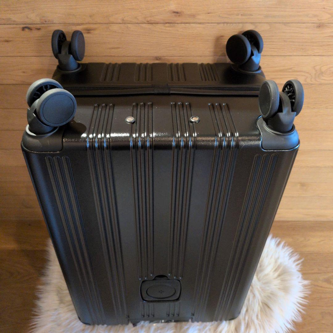 キャリーケース L ブラック黒 88L 耐衝撃 TSA カップホルダー USB