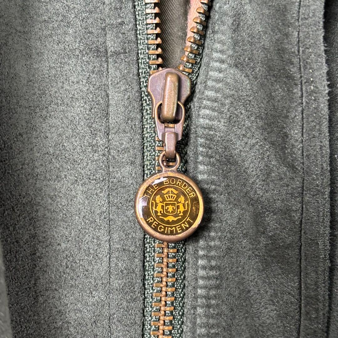 Vintage スウィングトップ スエード Lsize 裏地チェック 豪華ボタン