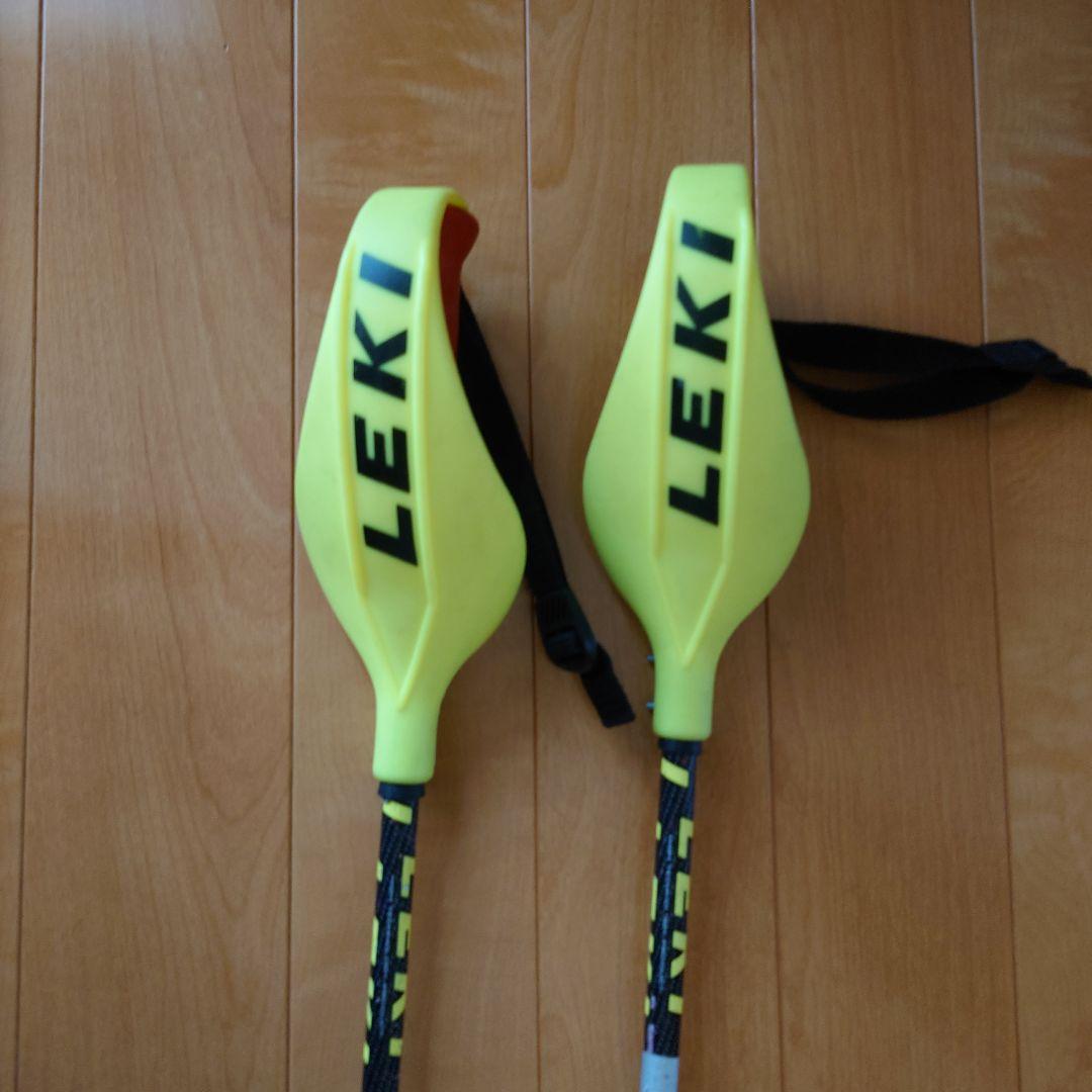 ☆LEKI ☆アルペンスキー用ストック☆95cmパンチカード付き