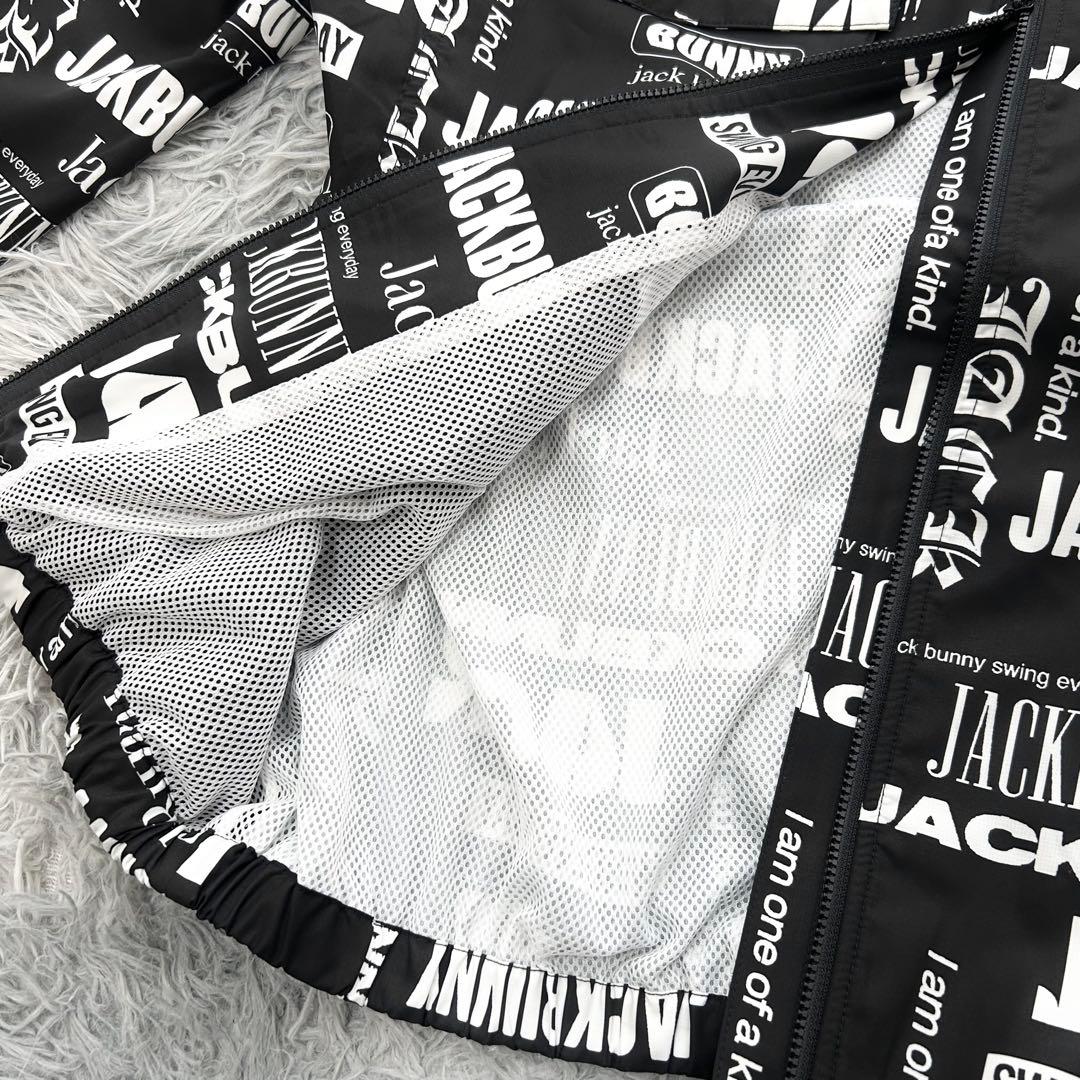 新品　ジャックバニー　ジャケット　ブルゾン　パーカー　マルチロゴ　ブラック　5