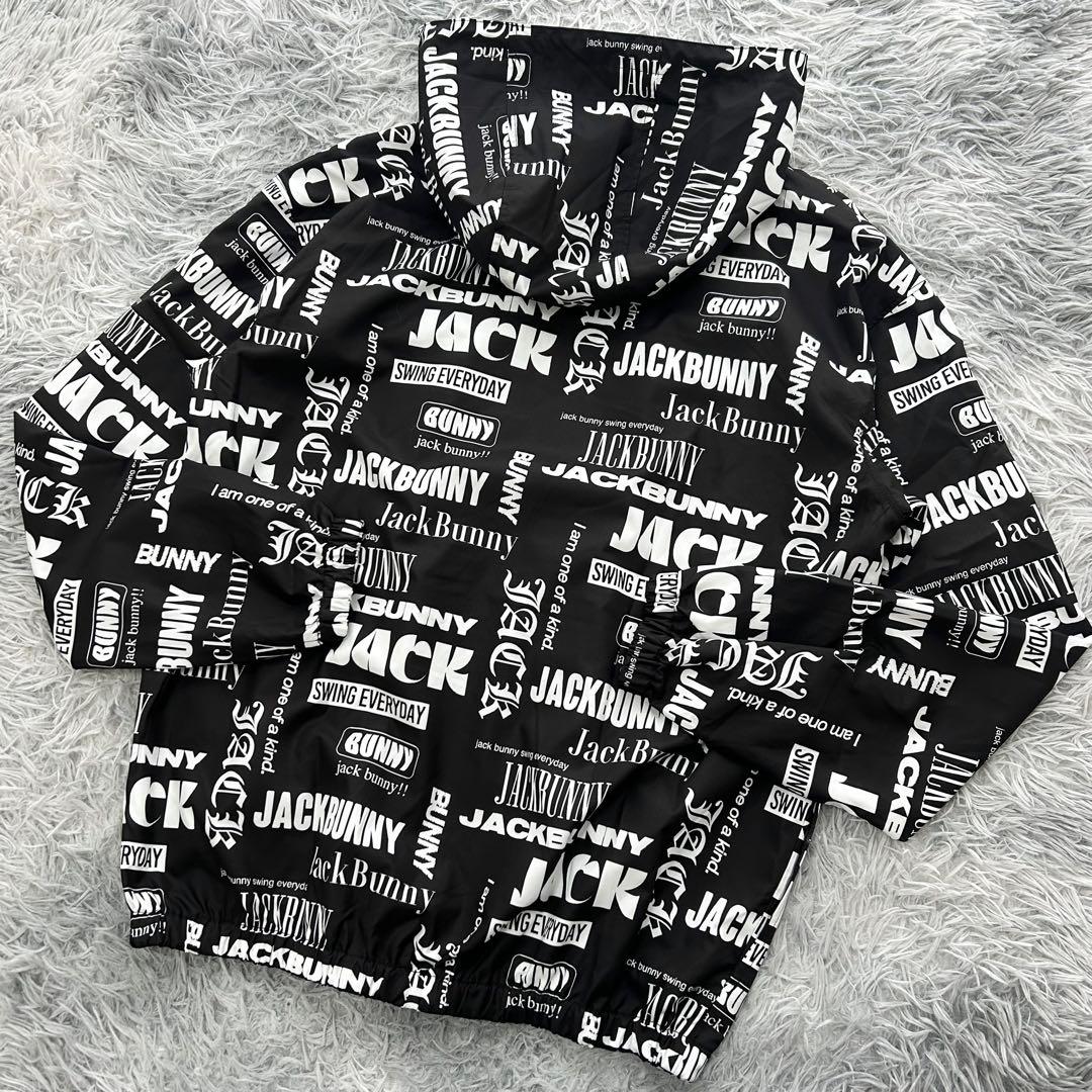 新品　ジャックバニー　ジャケット　ブルゾン　パーカー　マルチロゴ　ブラック　5