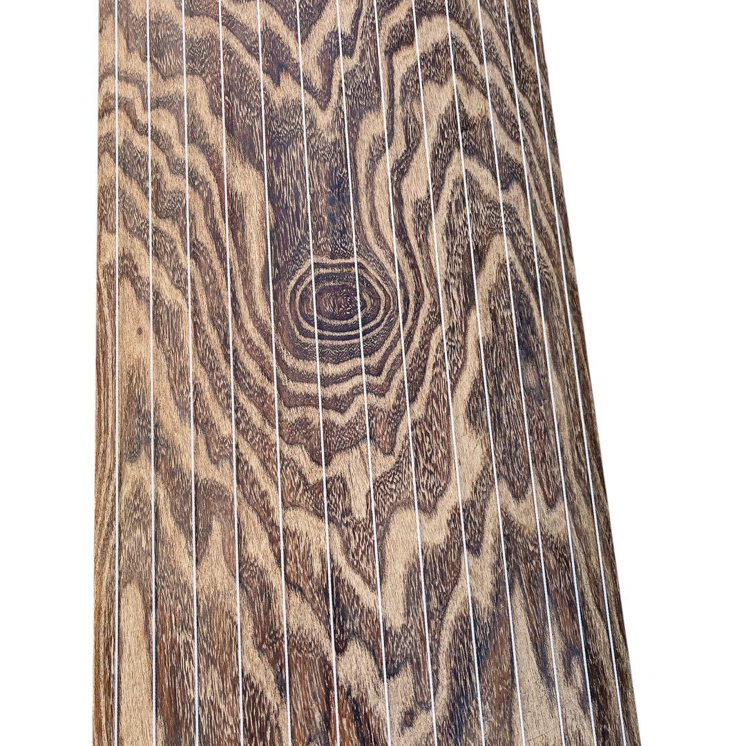 箏 十三弦 13弦 綾杉彫 くり甲 玉杢 蒔絵 玉縁