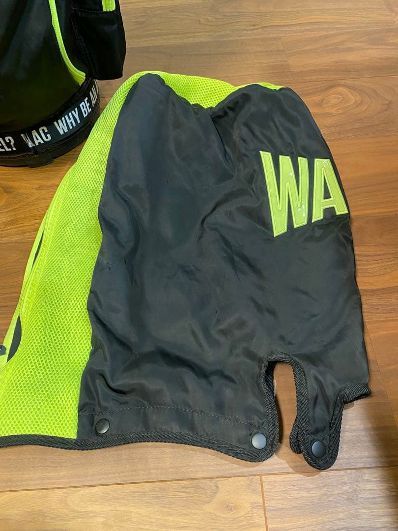 WAAC ゴルフバッグ・キャディバッグ ブラック/ライム