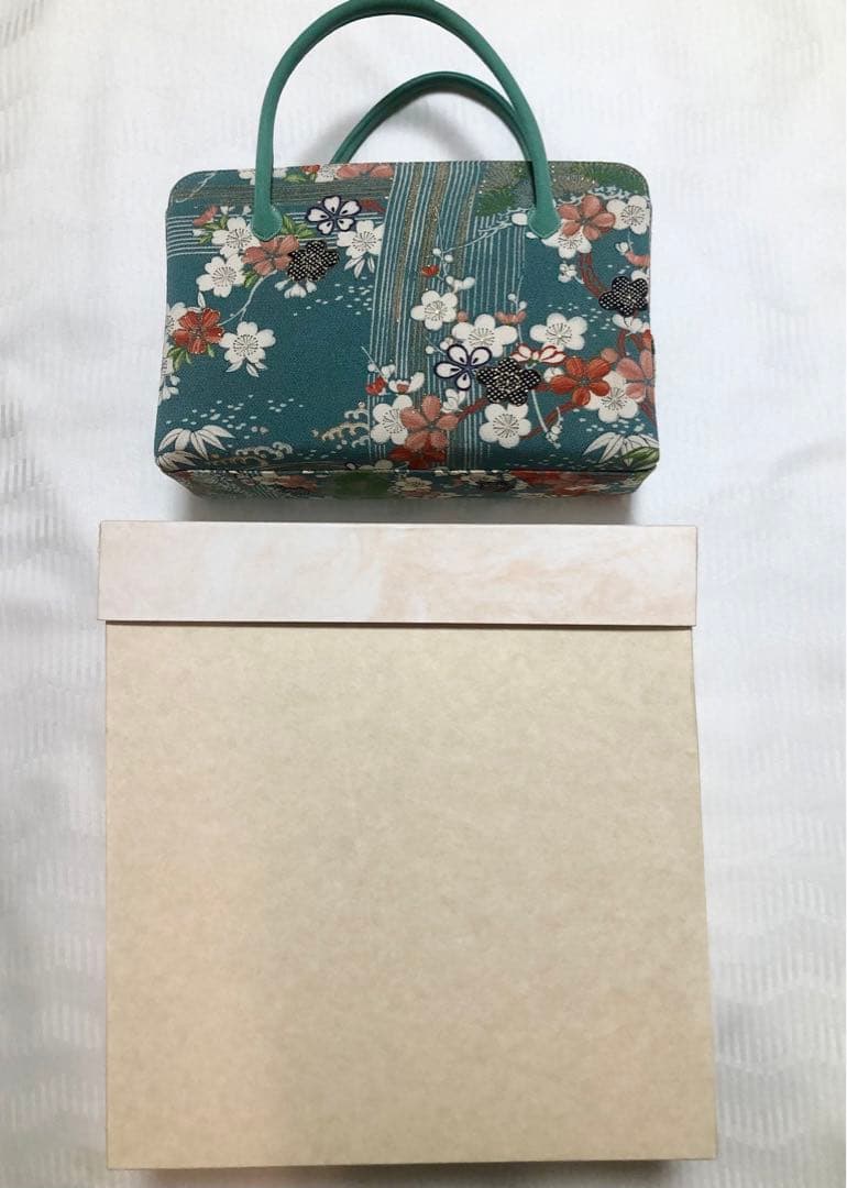 御所解　名古屋帯&利休バッグセット