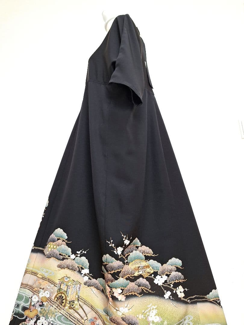 着物リメイクワンピース3671