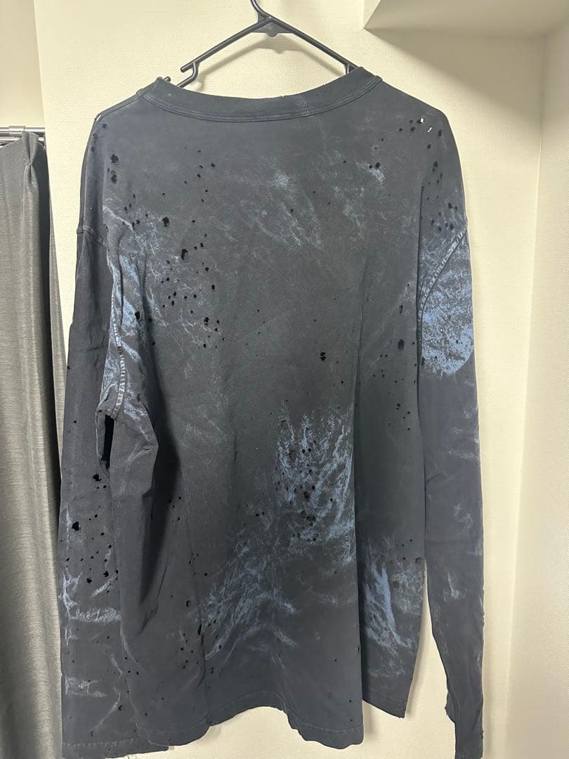 DIESEL ダメージ加工 ロングスリーブカットソー