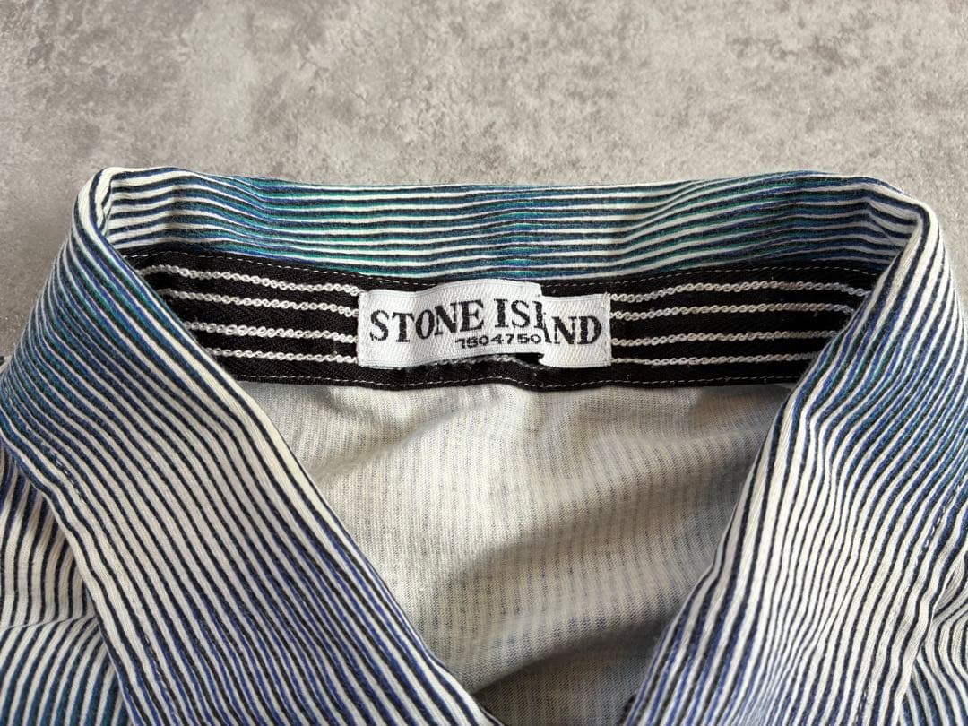 【00s/アーカイブ】STONE  グラデーション ポロシャツ XL