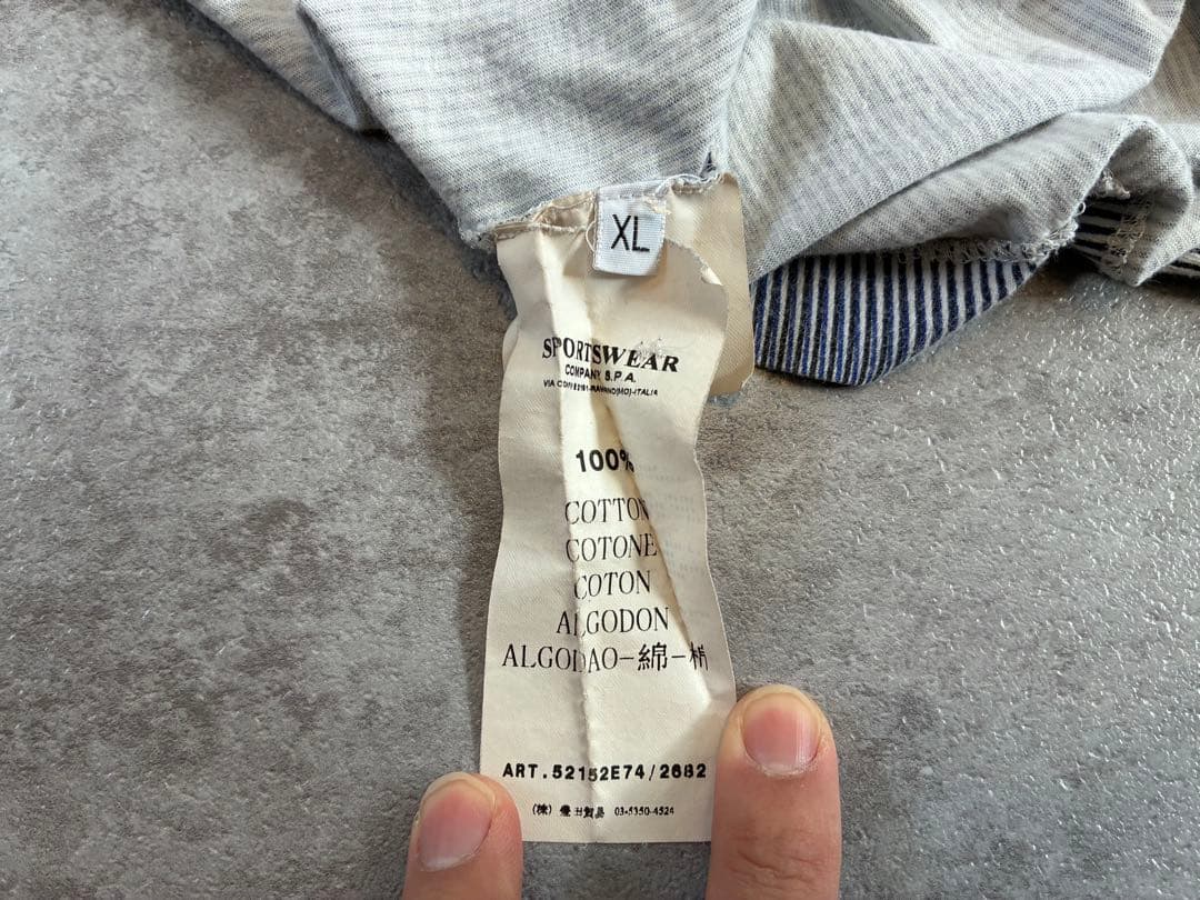 【00s/アーカイブ】STONE  グラデーション ポロシャツ XL