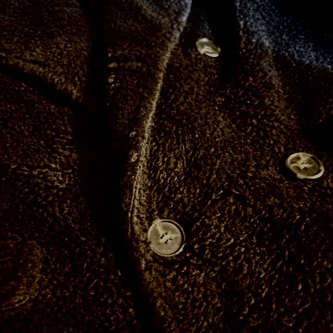 Solleciti価格37万キャメル シルク ボアダブルコート ソレシティ黒