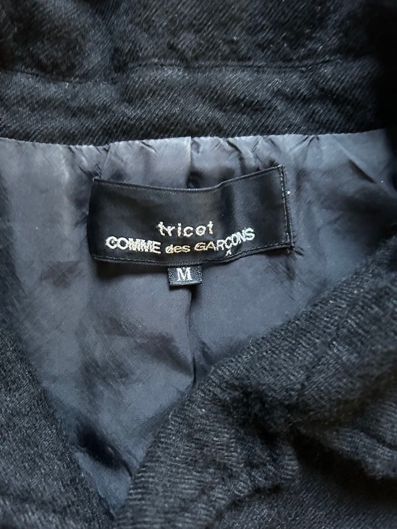 ギャルソン　ウール100% ジャケット　ブラック