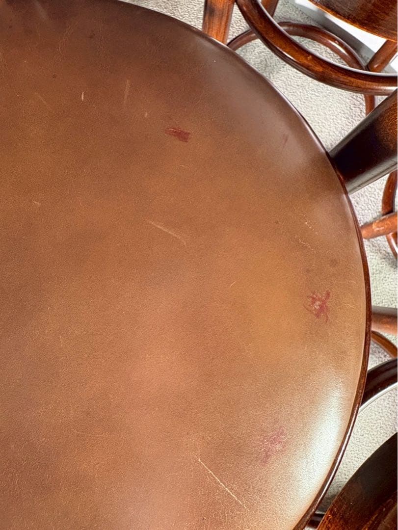 秋田木工 ベントウッド カウンターチェア 4脚セット 曲木 ダイニングチェア