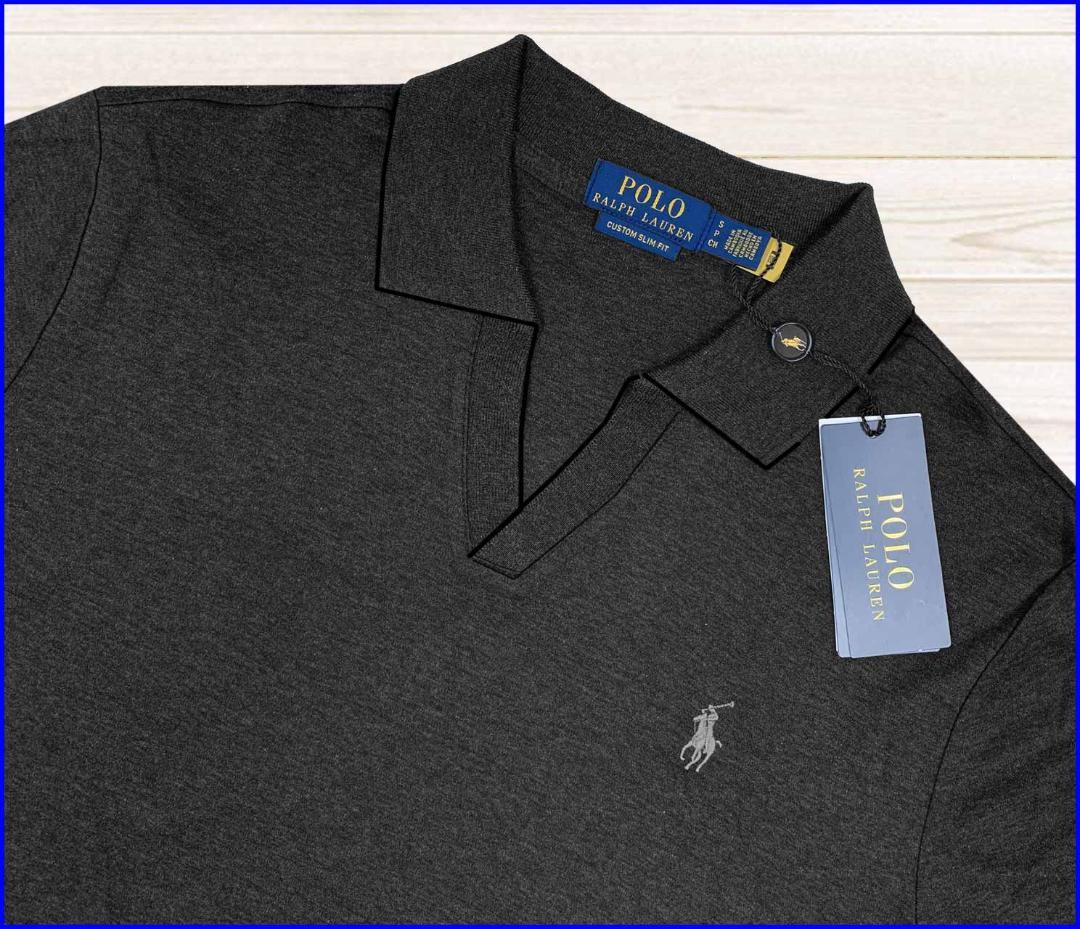 【新品】ポロラルフローレンロングスリーブスキッパーポロシャツ長袖M/US:S