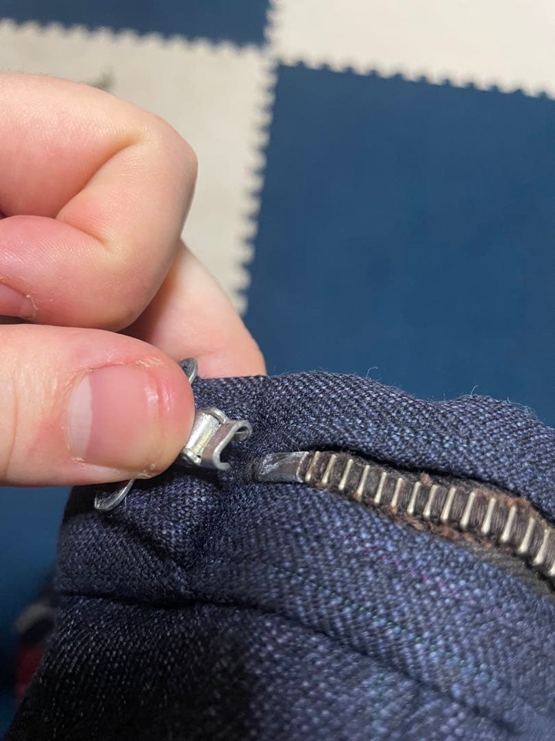 50s スラックス　コの字ジッパー　OPTI ユーロ　ヴィンテージ