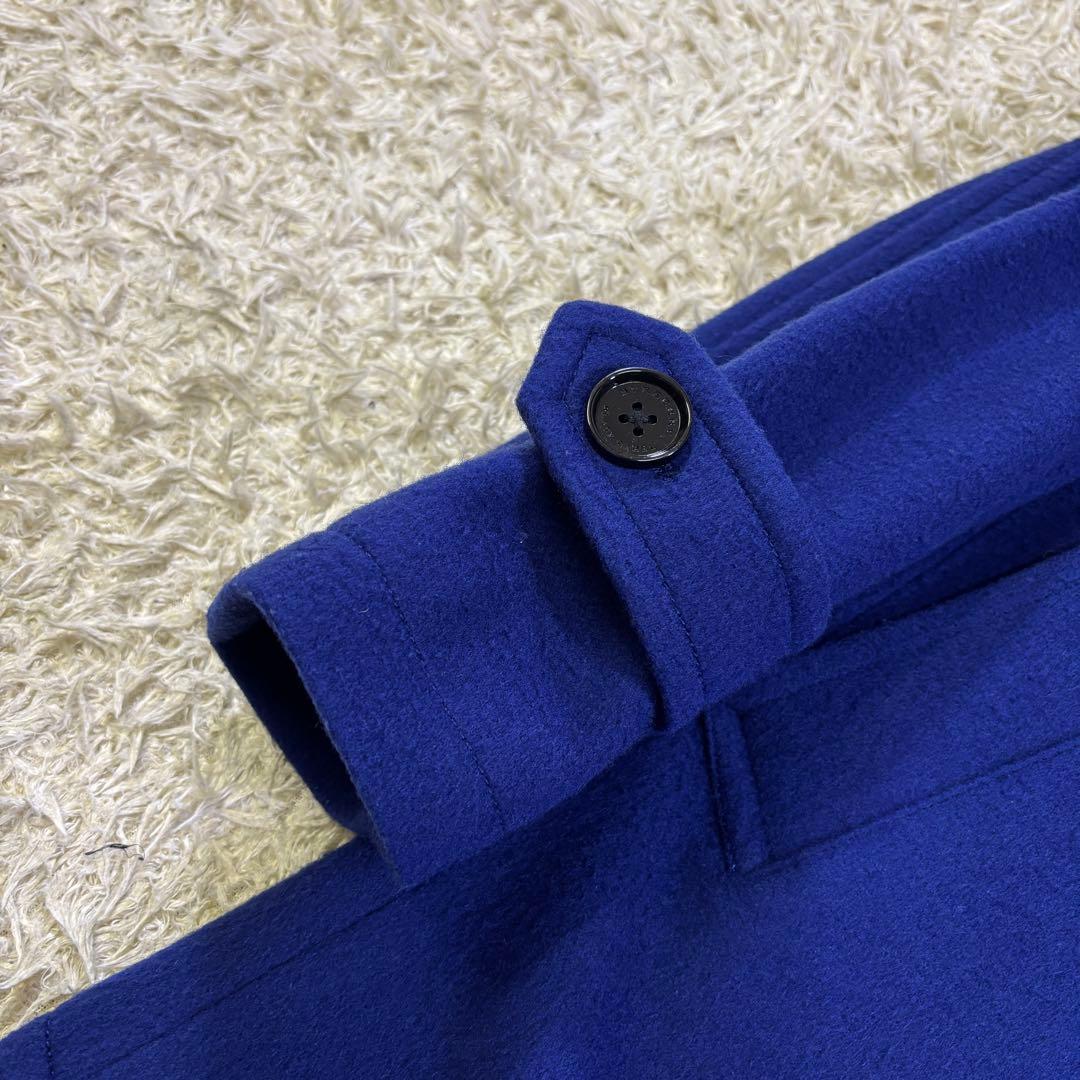 希少カラー　バーバリーブラックレーベル　ダブル　ウール　ピーコート　M