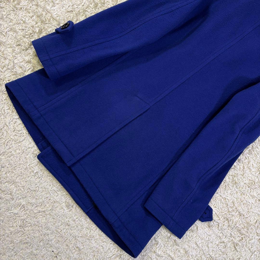 希少カラー　バーバリーブラックレーベル　ダブル　ウール　ピーコート　M