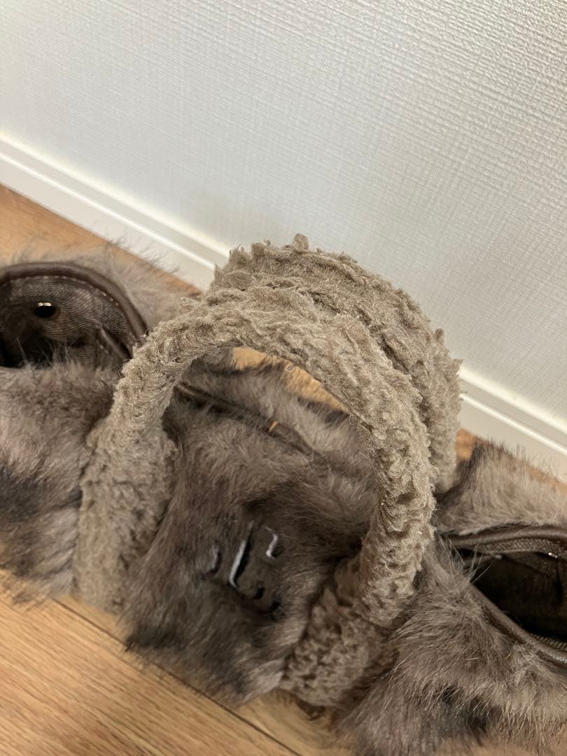 【グッド グリーフ】 GCA EMB FAUX FUR TOTE BAG