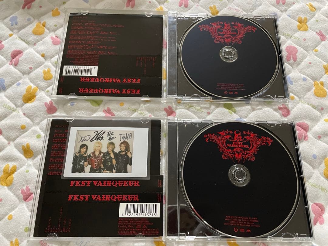 FEST VAINQUEUR CD 配布 チェキ ブロマイド サイン 限定版
