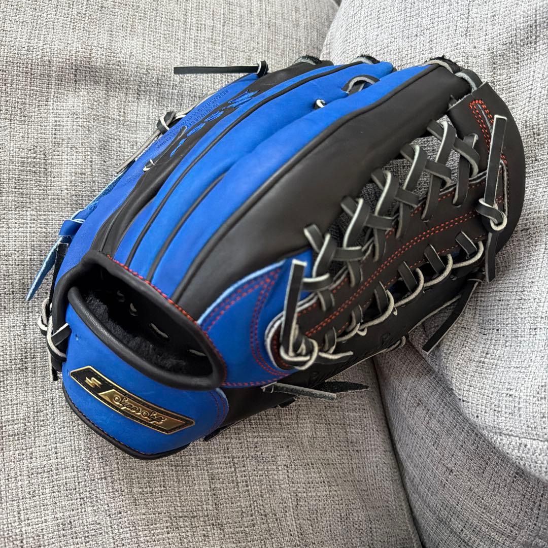 SSK 軟式グローブ Super Soft ブルー　ブラック