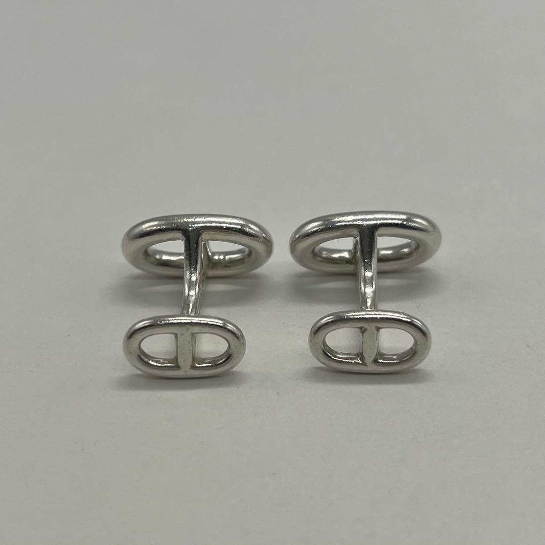 エルメス HERMES シェーヌダンクル カフス カフリンクス ヴィンテージ