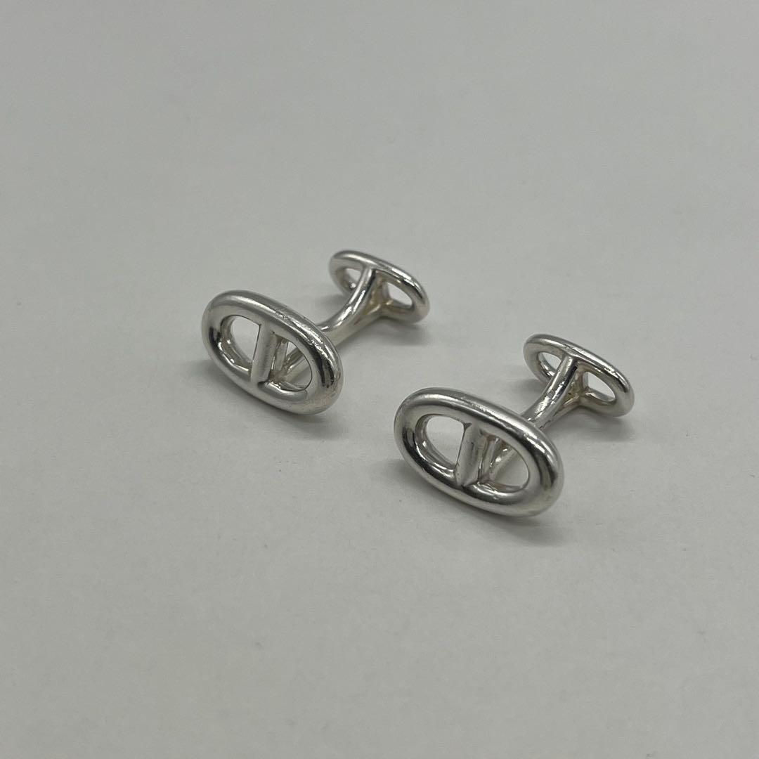 エルメス HERMES シェーヌダンクル カフス カフリンクス ヴィンテージ