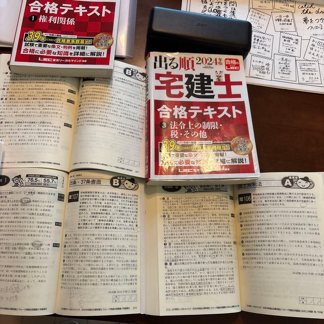 2024レック出る順宅建士合格テキスト過去問