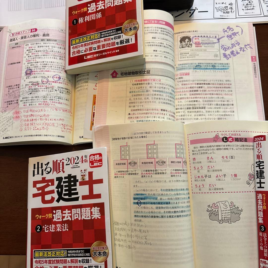2024レック出る順宅建士合格テキスト過去問