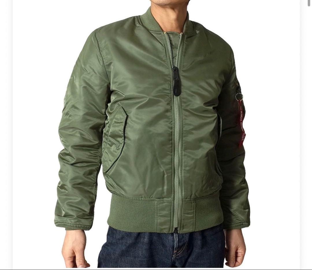 ALPHA INDUSTRIES アルファ インダストリーズ　MA-1 カーキ