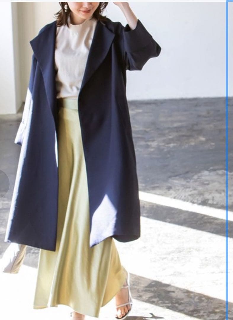 Nobleトリプルクロスガウンコート　サイズ38