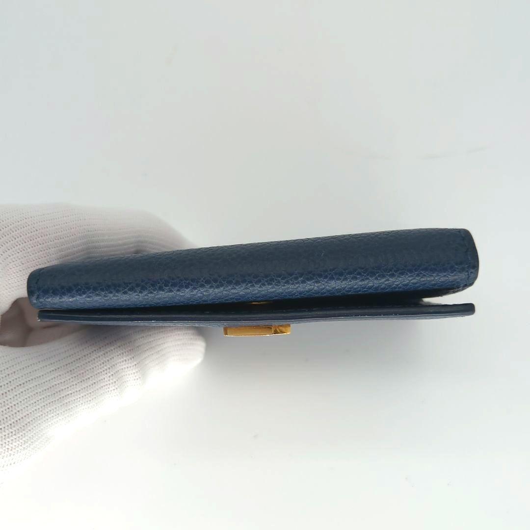 【極美品】サンローラン 4連キーケース カサンドラ ネイビー