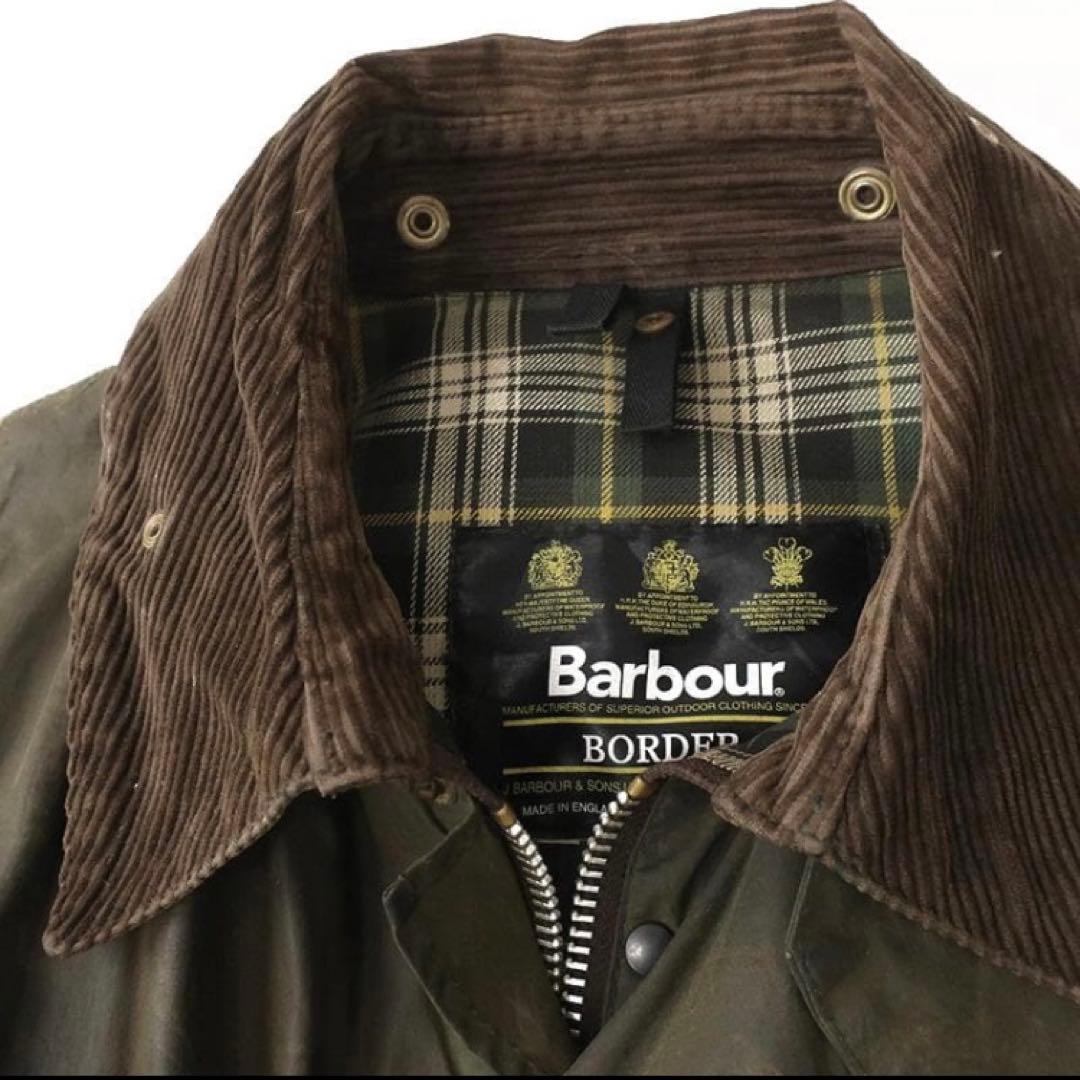 Barbour バブアー BORDER オイルドジャケット　洗浄リプルーフ済