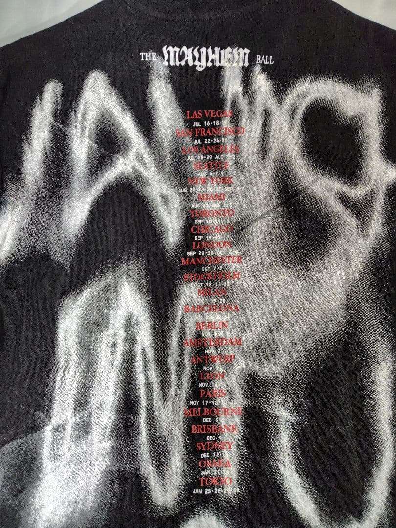 レディガガ LADY GAGA MAYHEM ツアーTシャツ S