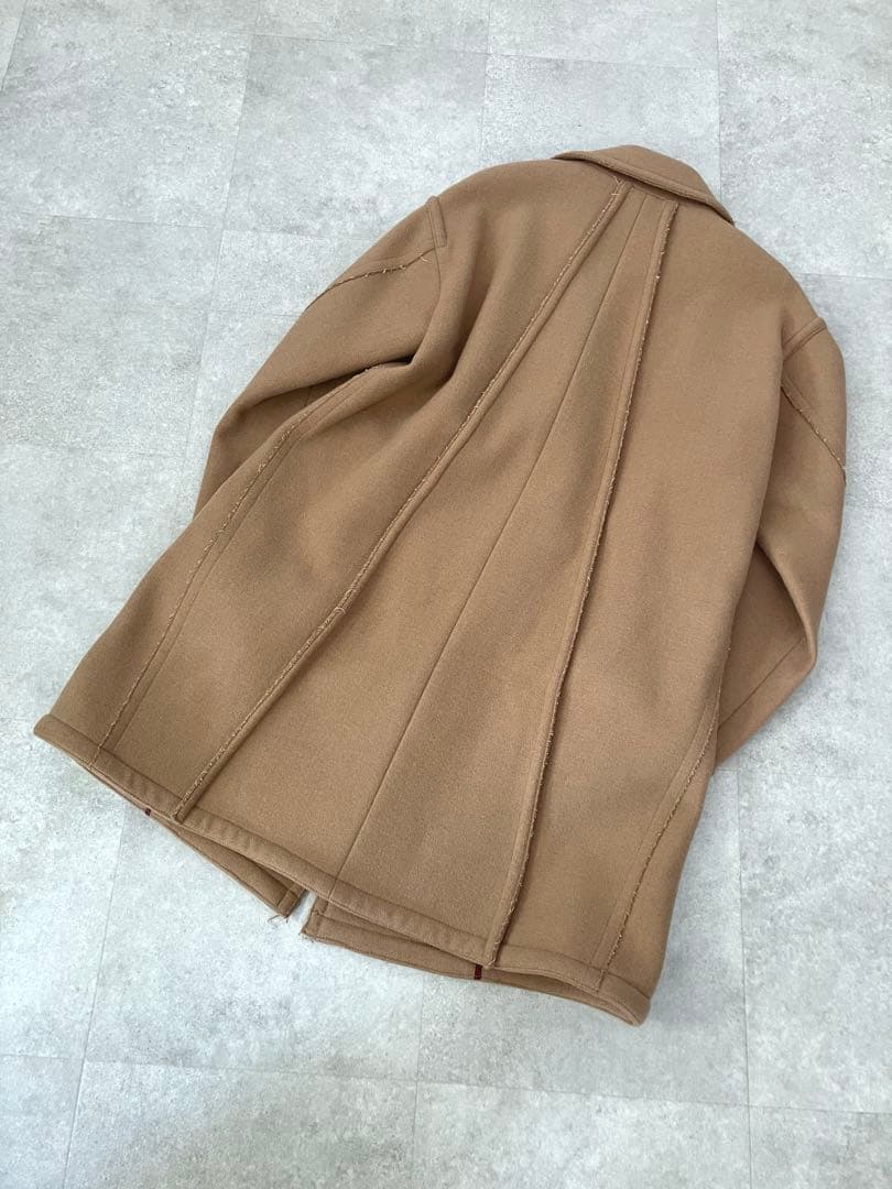 ◆美品 UN3D アンスリード バックオリガミコート キャメル