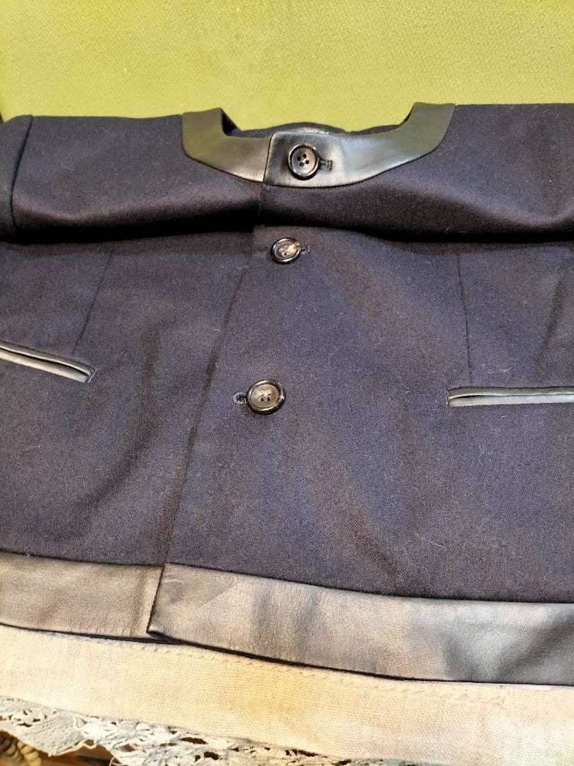 COMME des GARÇONS ノーカラージャケット M サイズブラック